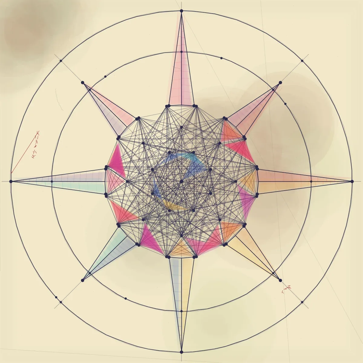 Compass Rose by Lumen & Logic