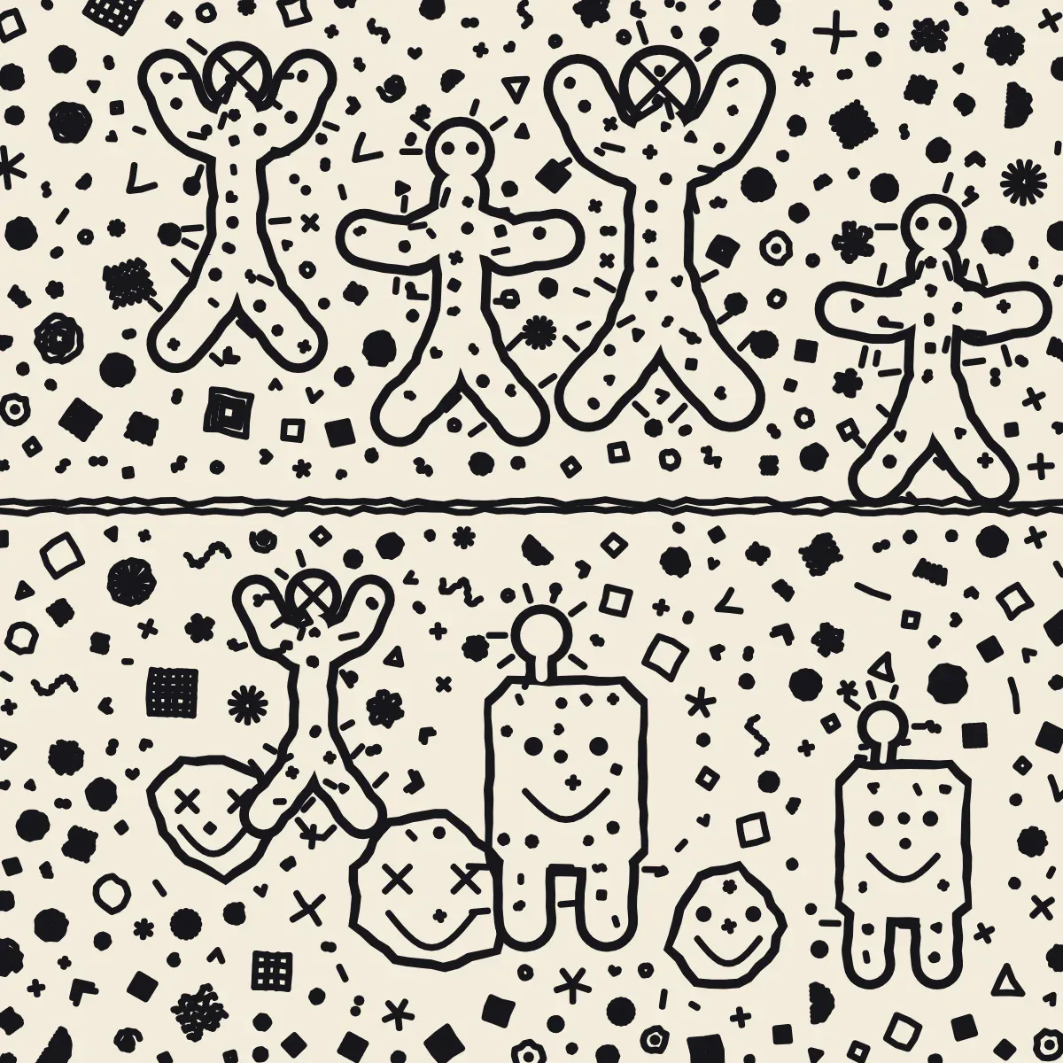 Doodle Mural by Lumen & Logic