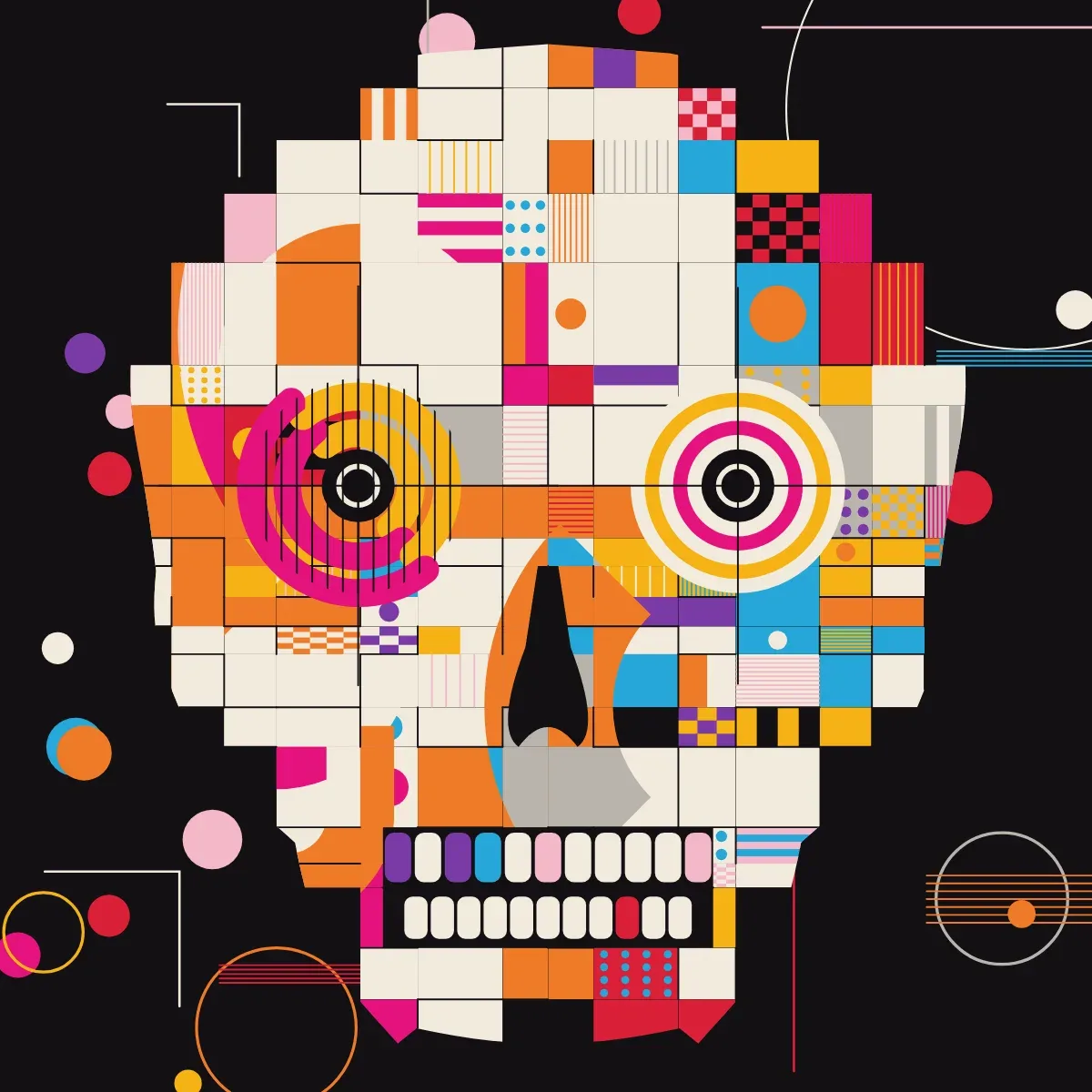 Geo Calavera by Lumen & Logic
