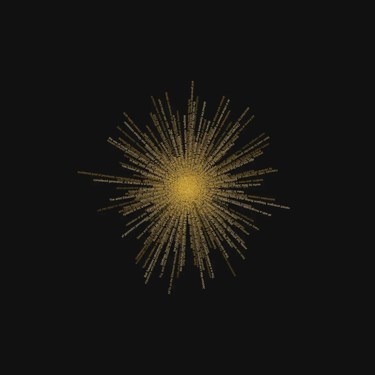 Text Vortex by Lumen & Logic