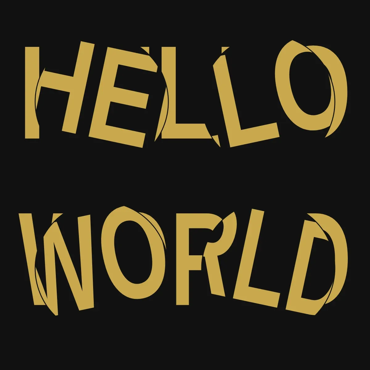 Type Tilt by Lumen & Logic